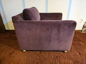 lot 143 image: Retro 60s Purple Club Chair