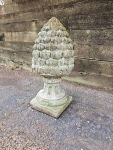 lot 162 image: Concrete Acorn Finial