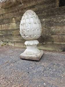lot 163 image: Concrete Artichoke Garden Finial