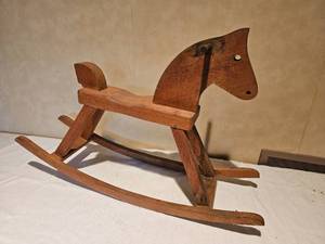 lot 343A image: Charming Primitive Rocking Horse