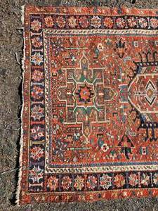 lot 43 image: Vintage Hand-Knotted Serapi Rug  43 x 57