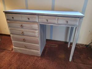 lot 505 image: Soft Contemmporary Pickled Student Desk