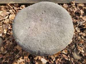 lot 48 image: Cool Vintage Concrete Mushroom Garden Stool Pair