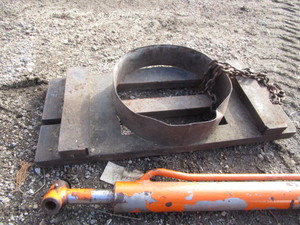 Hydraulic Cylinders & Counterweight for Lehman Skidsteer