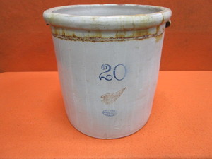 20 gal Redwing Crock