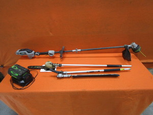 EGO 56v Weed Eater, Pole Saw, Hedge Trimmer wCharger & Battery