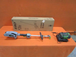EGO 56v Power Unit, (New) Edger Attachment wCharger & Battery