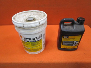 Diesel Engine Oil Approx. 4 gal Rotella 15w-40 Approx. 1.5 gal Cat 10w-30