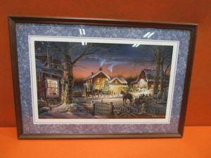 Terry Redlin Trimming The Tree S&N Print 281019,500