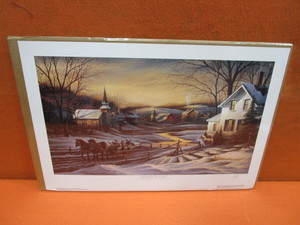 Terry Redlin Together For The Season Signed Open Edition Print
