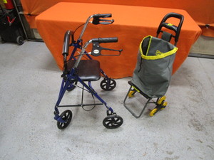 Walker & Bag Cart