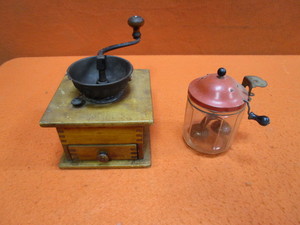 Vintage Coffee Grinder & Butter Churn