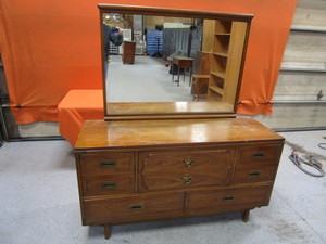 Vintage Mahogony Dresser 19x58X31