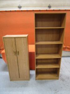 (2) Bookshelves 12x28x72 &