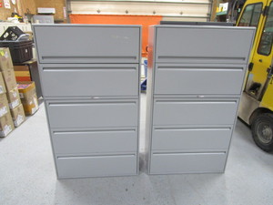 (2) Lateral File Cabinets 18x3663