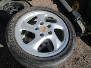 (4) Porsche Wheels wHoosier P22545ZR17 Slicks 5.5 Offset