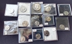 lot 1 image: (13) Proof American Coins
