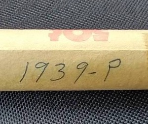 lot 2 image: Roll of 1939 Wheat Pennies