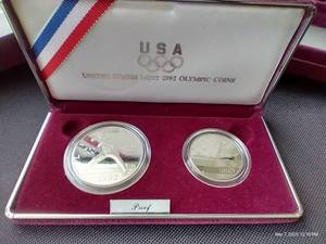 lot 9 image: 1992 U.S. Mint Proof Olympic Coin Set