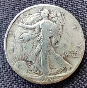 lot 16 image: 1941 Walking Liberty Half Dollar