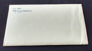 lot 21 image: 1980 U.S. Mint Uncirculated Set