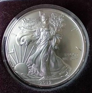 lot 66 image: 2019 U.S. Silver Eagle