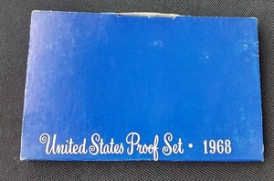 lot 67 image: 1968 U.S. Mint Proof Set