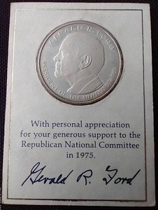 lot 72 image: 1975 RNC Sterling Silver Medallion