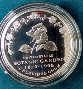 lot 73 image: 1997 U.S. Mint Proof Botanical Garden Coin Set