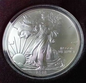lot 93 image: 2018 U.S. Silver Eagle