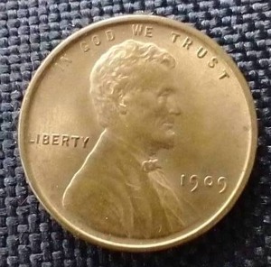 lot 94 image: Beautiful 1909 VDB Penny