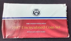 lot 96 image: 1987 U.S. Mint Uncirculated Set