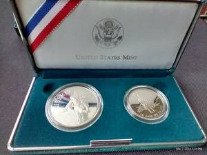 lot 120 image: 1995 U.S. Mint Proof Civil War Battlefield Coin Set