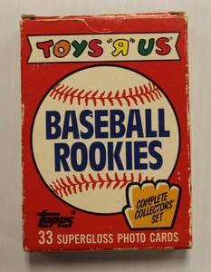 Vintage Toys R Us Baseball Rookies Complete Collectors Set