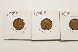 1948, 1948 - D, 1948 - S Wheat Back Pennies