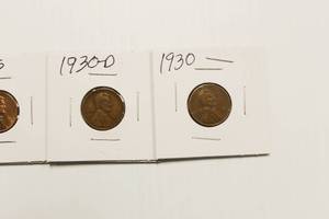 1930, 1930 - D, 1930 - S Wheat Back Pennies