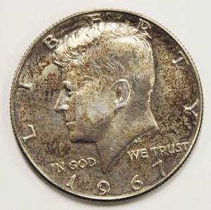 1967 Silver Kennedy Half Dollar