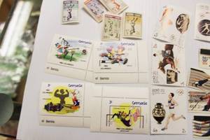 Assorted Vintage Olympic Stamps