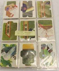 Vintage Baseball Puzzle Cards