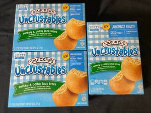 Smuckers Uncrustables Turkey &amp Colby Jack Bites - 6Oz 3-Pack Best by 08132023