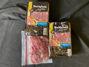 Smithfield 95% Fat Free Cubed Ham - 1Lbs 3-Pack Best by 12252022
