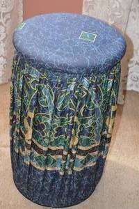 Vintage Ornate NightstandBedside Table