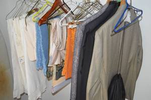 2 - Closet Contents - Suit Coats, Jackets, Scarves, Etc.