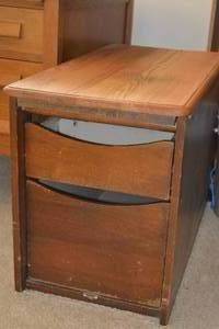 Wooden Filing DrawerSide Table