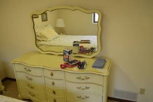 8 - Vintage Decorative Dresser Vanity with Contents - See Pictures
