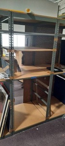 Metal Storage Rack  Measures 97 H x 36 D X 36 W