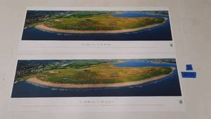 (2) St. Andrews Golf Links Panoramic Posters Measure 38 W x 13.5 H
