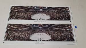 NHL Panoramic Poster of The Inaugural Game October 11, 2000. 38.5 x 12