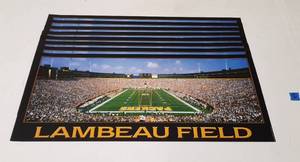 (8) Lambeau Field Posters Measure 36 W x 15.75 H Designed by Madden