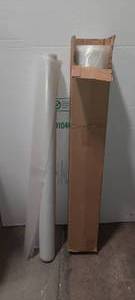(2) rolls of plastic sheeting, 4 foot long.